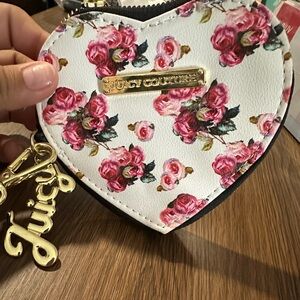Juicy couture wallet in heart form